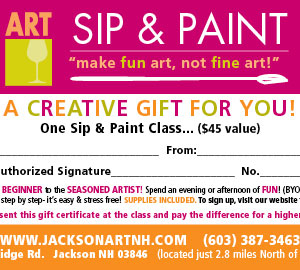 Sip & Paint Gift Certificate