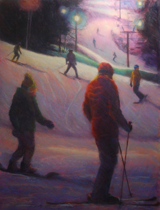 Night Skiing/Terri Brooks