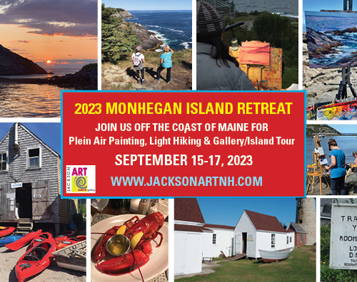 2023 MONHEGAN ISLAND RETREAT: Plein Air Painting, Light Hiking & Island Tour, Sept 15-17
