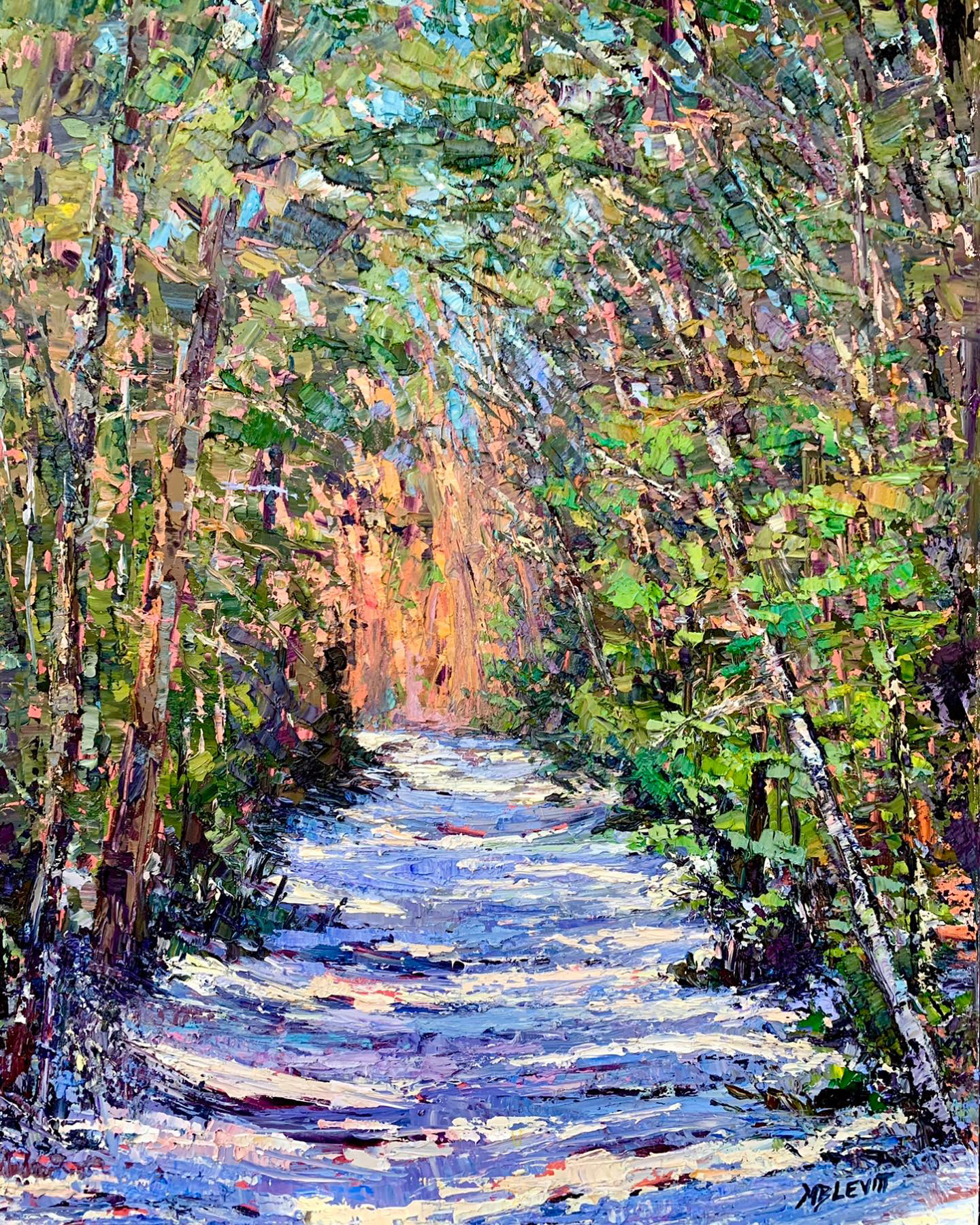 Winter Path 12×16”