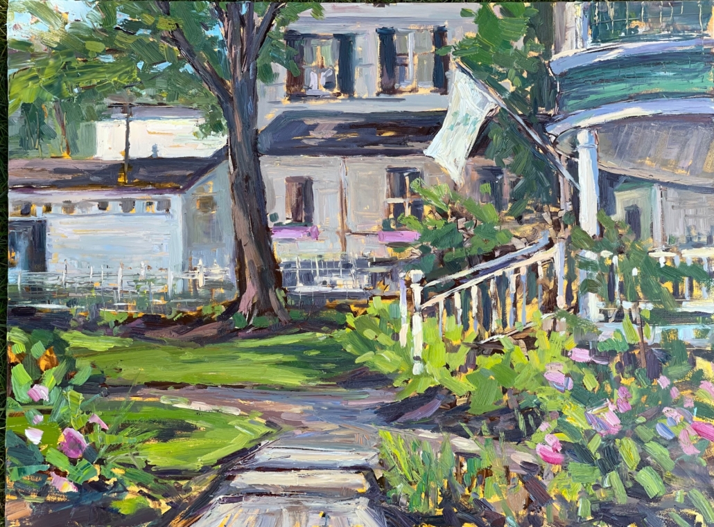Nellie Littlefield House Perkins Cove 12×16″ Jackson Art Studio
