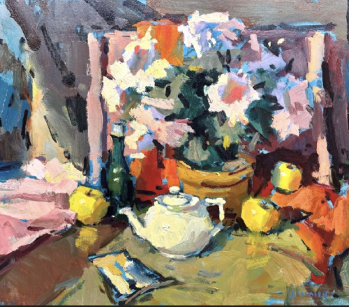 Still Life Painting Demo by Nationally Recognized artist, Eric Jacobson, Feb 15, 5-7pm